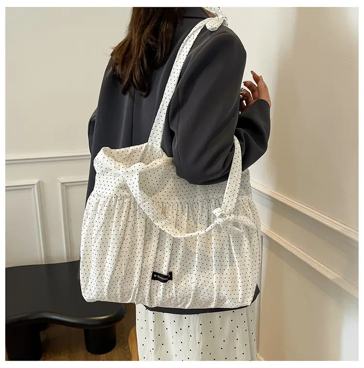 White Frilled Shoulder Bag for Women 2026 — feature 10