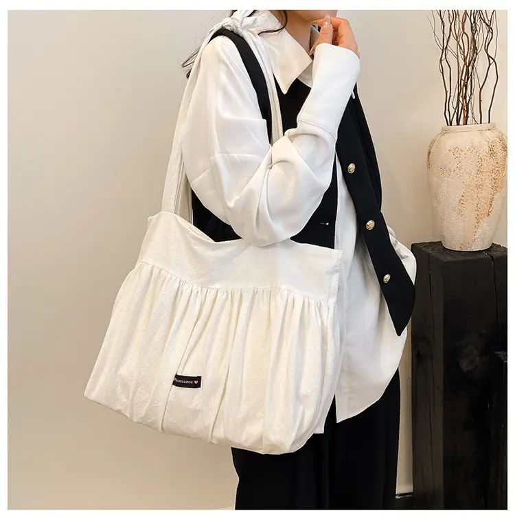 White Frilled Shoulder Bag for Women 2026 — feature 12