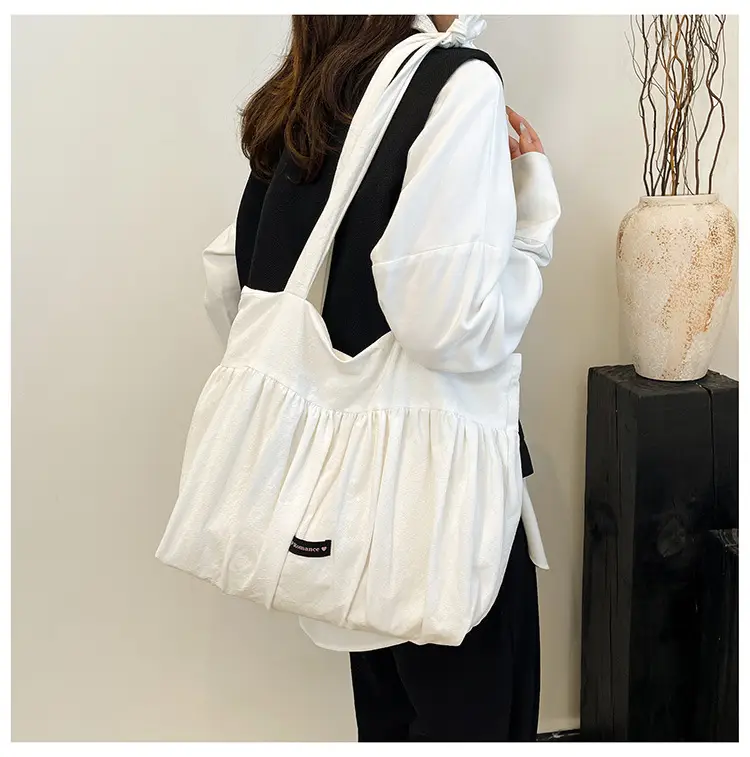 White Frilled Shoulder Bag for Women 2026 — feature 13