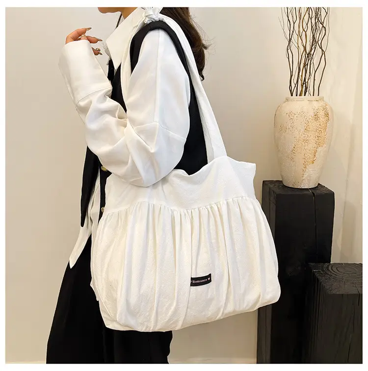 White Frilled Shoulder Bag for Women 2026 — feature 14