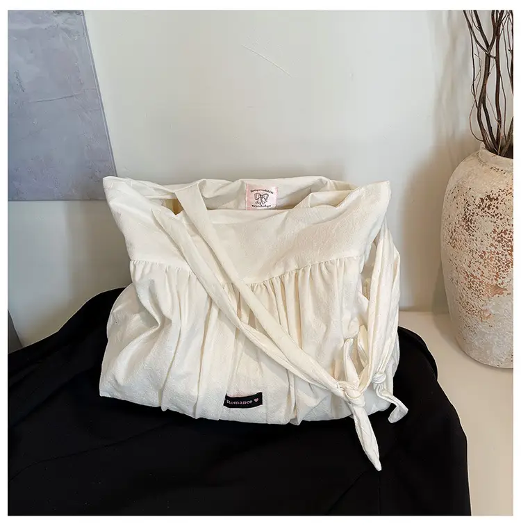 White Frilled Shoulder Bag for Women 2026 — feature 21