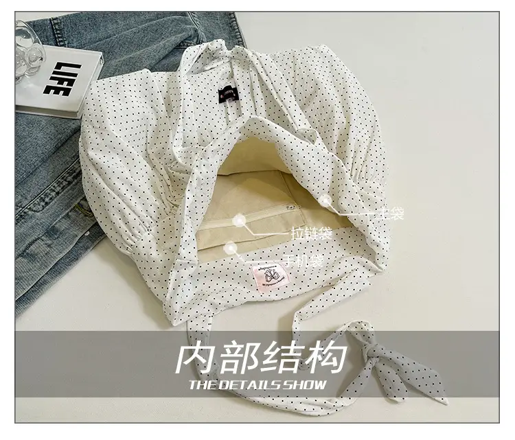 White Frilled Shoulder Bag for Women 2026 — feature 7
