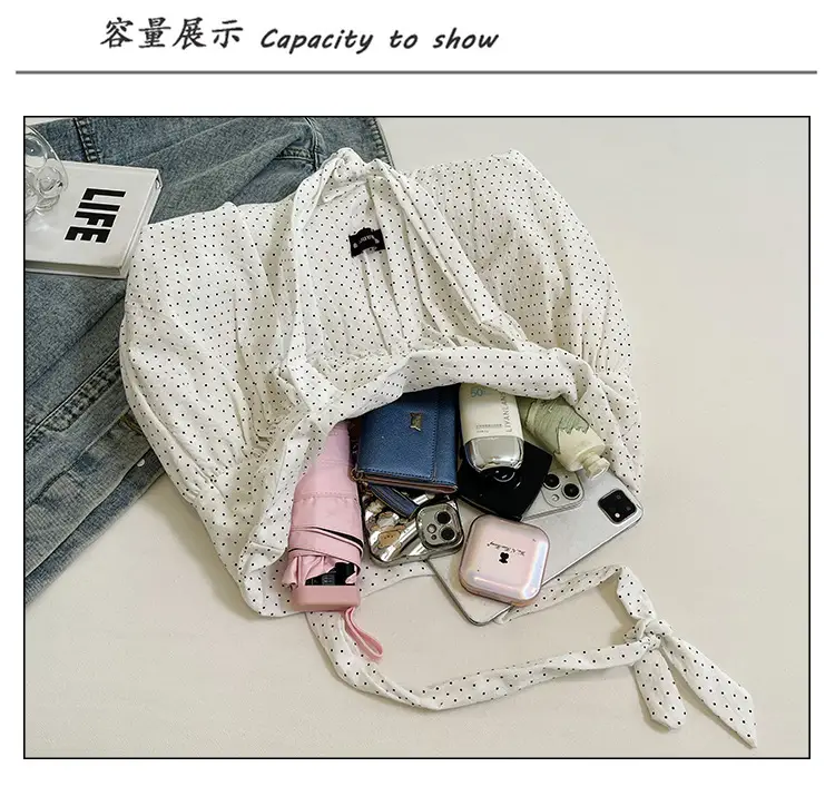 White Frilled Shoulder Bag for Women 2026 — feature 8
