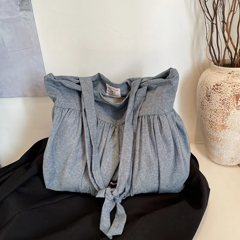 White Frilled Shoulder Bag for Women 2026 - Image 3