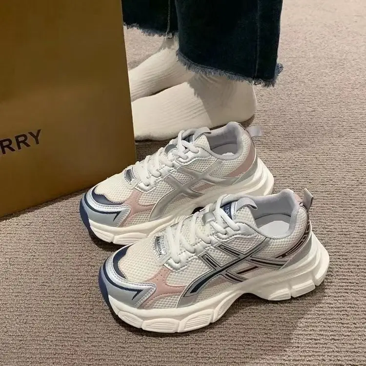 Women's Dopamine 2025 Mesh Running Sneakers White — feature 3