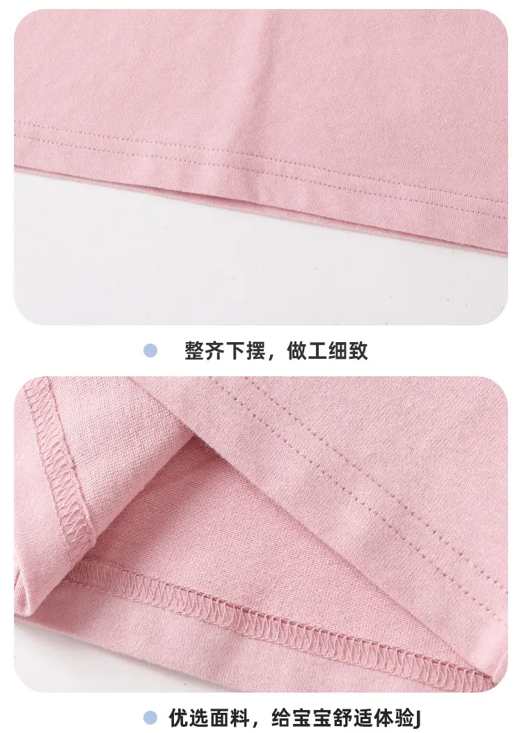 Pink Cherry Embroidered Baby T-Shirt for Boys Spring — feature 11