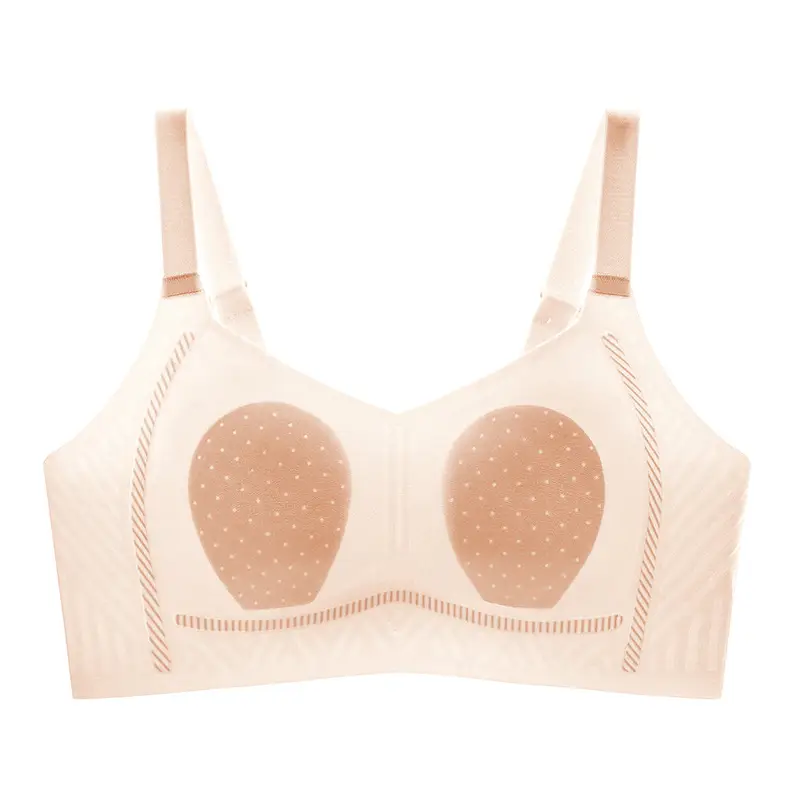 Ultra-thin Rabbit Ears Non-Rimmed Push-Up Bra - Image 3