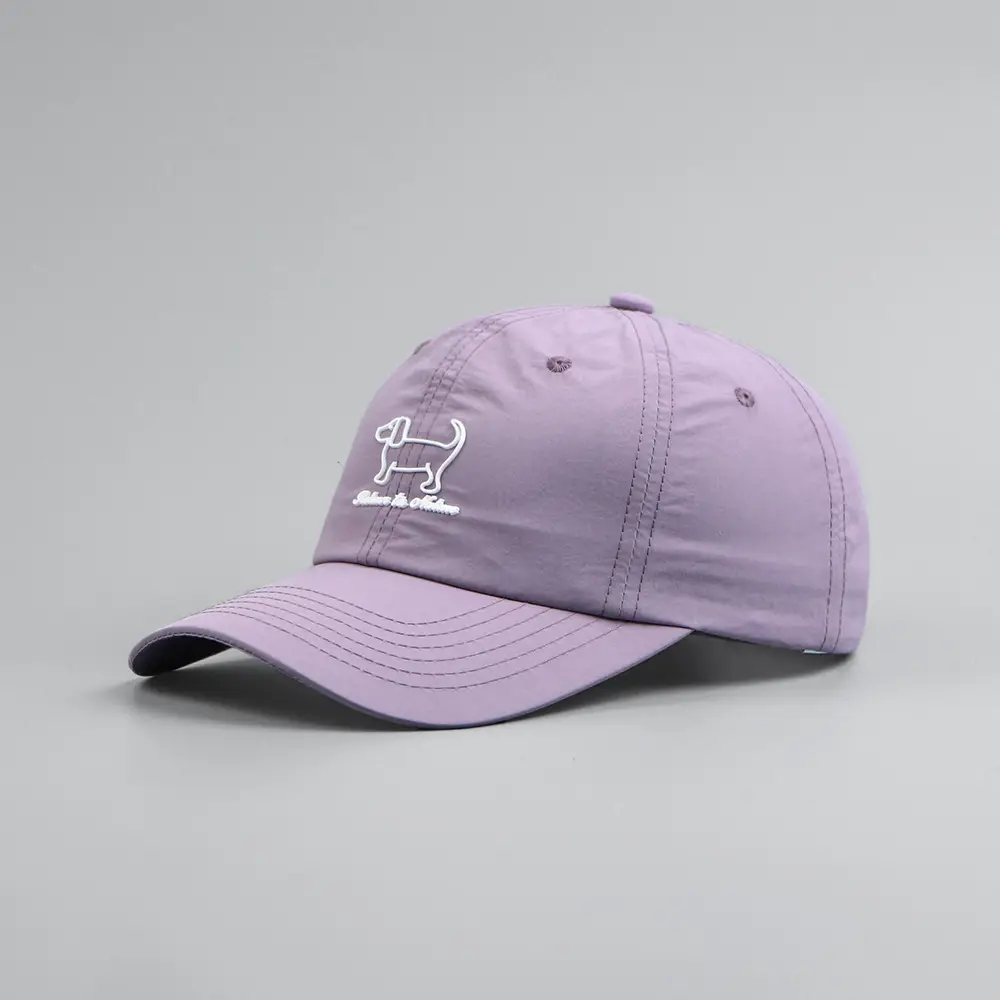 Pink Embroidered Women's Baseball Cap - Image 2