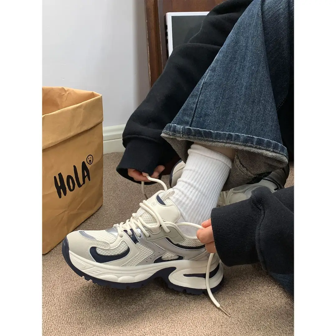 Spring 2025 New Foot Shown Small Mesh sneaker All-match Torre Shoes Women's Casual Breathable Internet Celebrity Running Shoes — feature 10