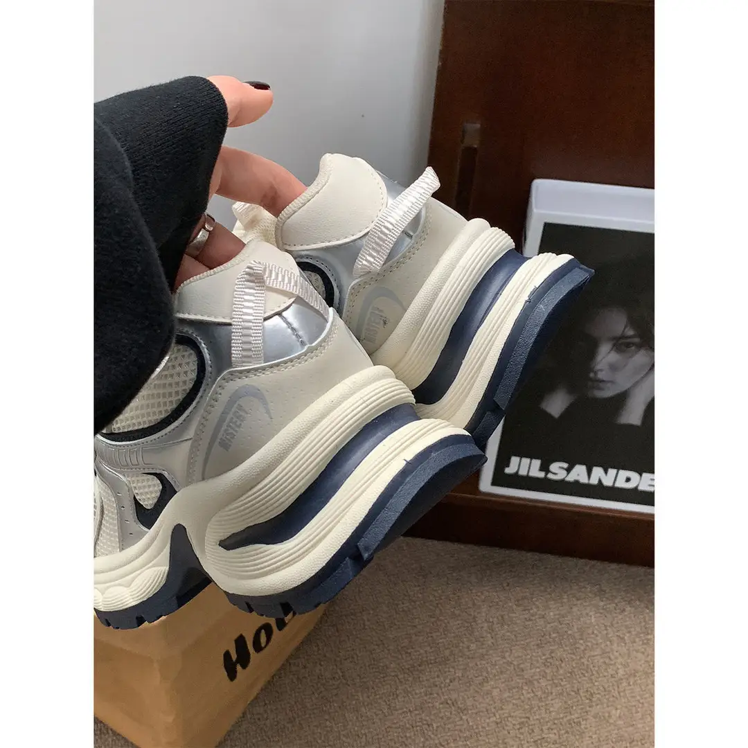 Spring 2025 New Foot Shown Small Mesh sneaker All-match Torre Shoes Women's Casual Breathable Internet Celebrity Running Shoes — feature 8