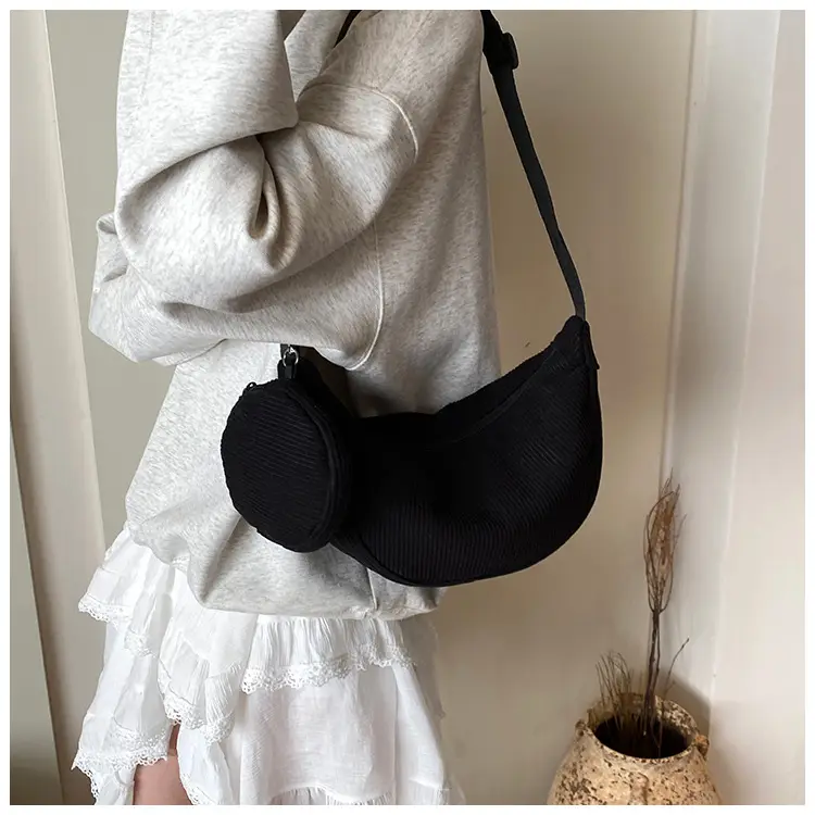Crossbody Bag for Women Brown Mesh Shoulder Messenger — feature 14