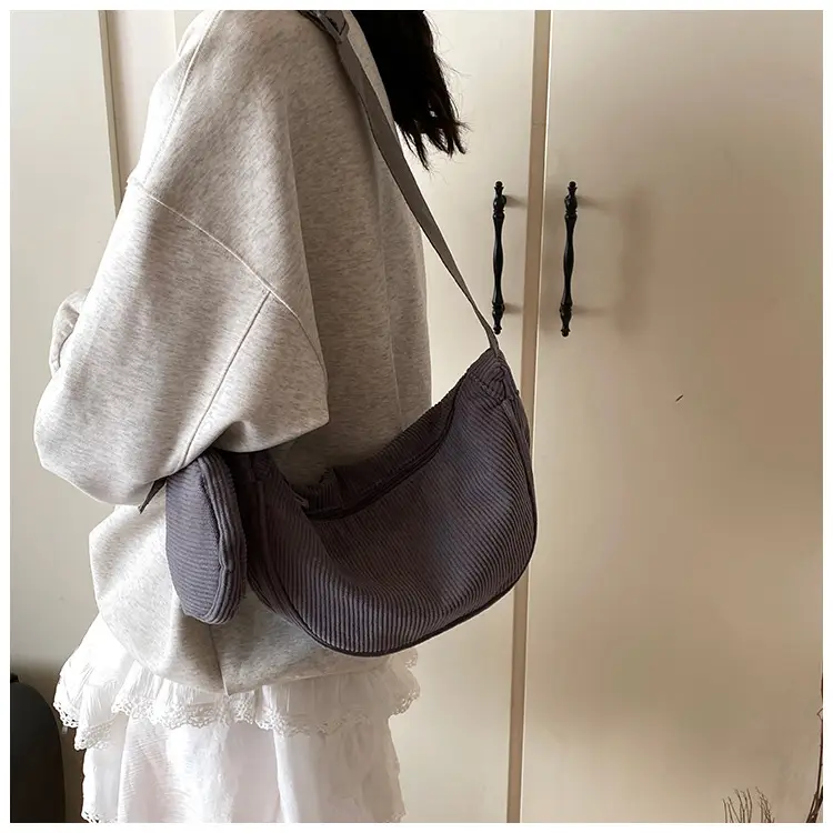 Crossbody Bag for Women Brown Mesh Shoulder Messenger — feature 18