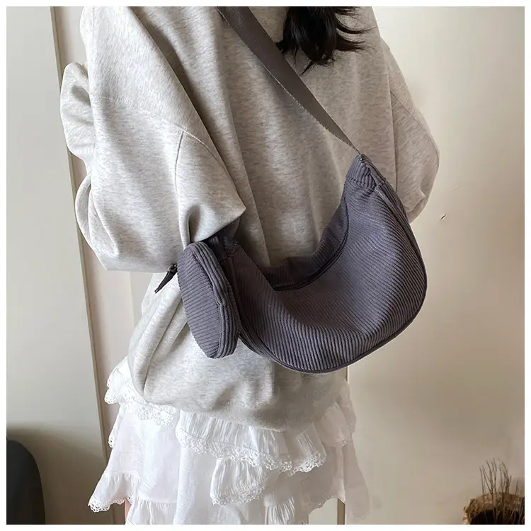 Crossbody Bag for Women Brown Mesh Shoulder Messenger — feature 19