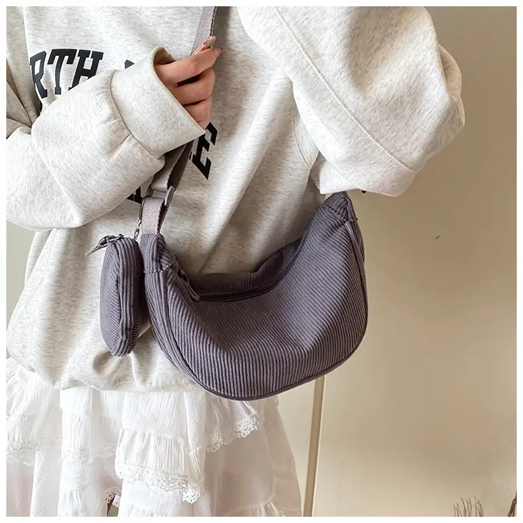 Crossbody Bag for Women Brown Mesh Shoulder Messenger — feature 21