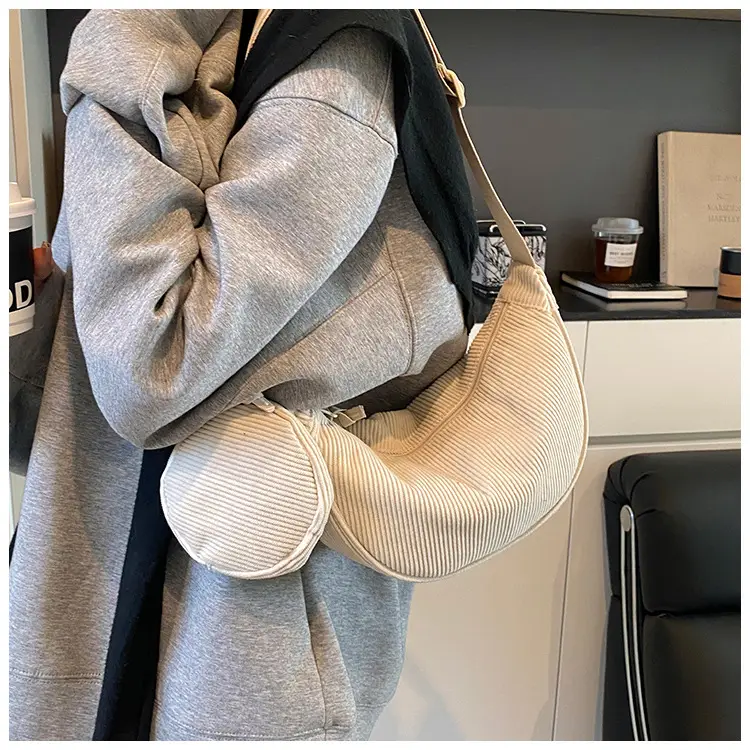 Crossbody Bag for Women Brown Mesh Shoulder Messenger — feature 27