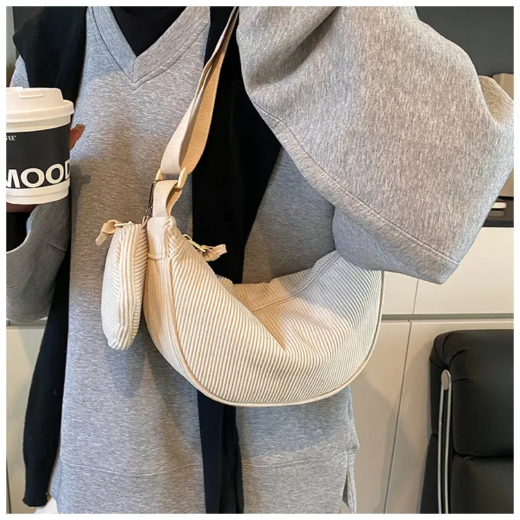 Crossbody Bag for Women Brown Mesh Shoulder Messenger — feature 28