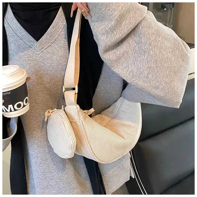 Crossbody Bag for Women Brown Mesh Shoulder Messenger — feature 29