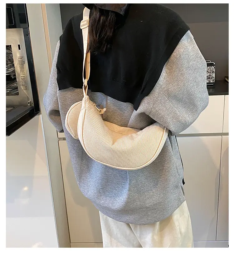 Crossbody Bag for Women Brown Mesh Shoulder Messenger — feature 3