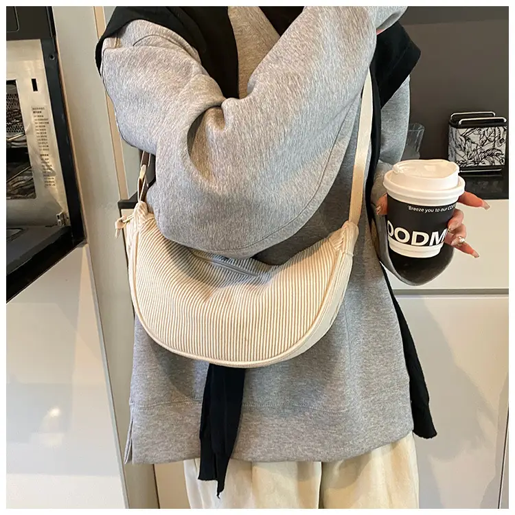 Crossbody Bag for Women Brown Mesh Shoulder Messenger — feature 30