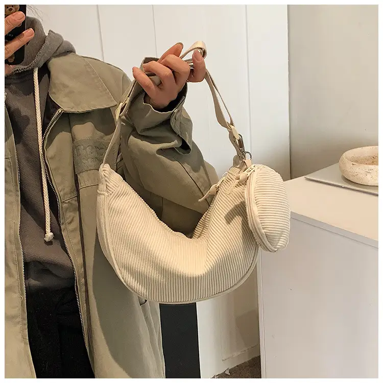 Crossbody Bag for Women Brown Mesh Shoulder Messenger — feature 34