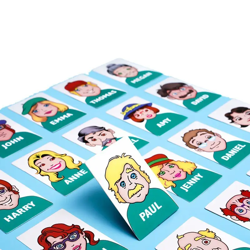 Guess Who I Am Interactive Thinking Logic Training Toy Double Battle Card Board Game Children's puzzle