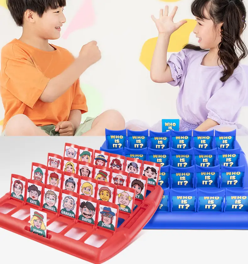 Guess Who I Am Interactive Thinking Logic Training Toy Double Battle Card Board Game Children's puzzle — feature 10