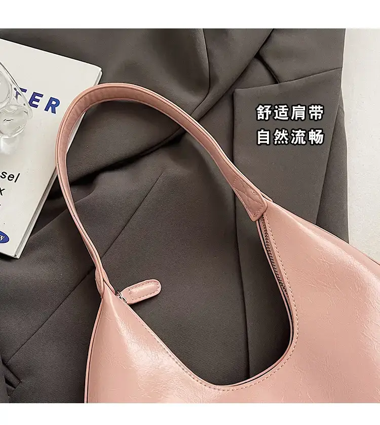 Red Women's Shoulder Bag 2025 Casual Elegant Design — feature 3