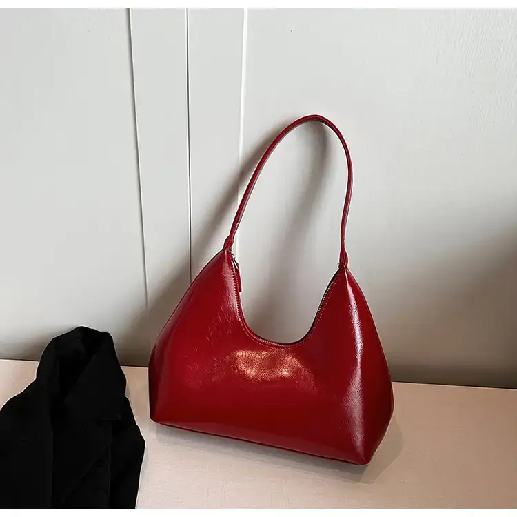 Red Women's Shoulder Bag 2025 Casual Elegant Design — feature 35