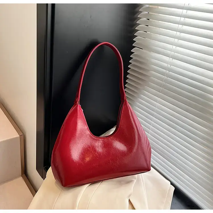 Red Women's Shoulder Bag 2025 Casual Elegant Design — feature 36