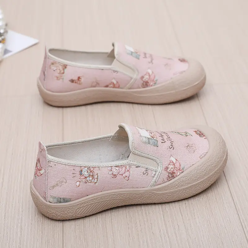Women's Floral Slip-On Canvas Shoes Spring 2025 - Image 6