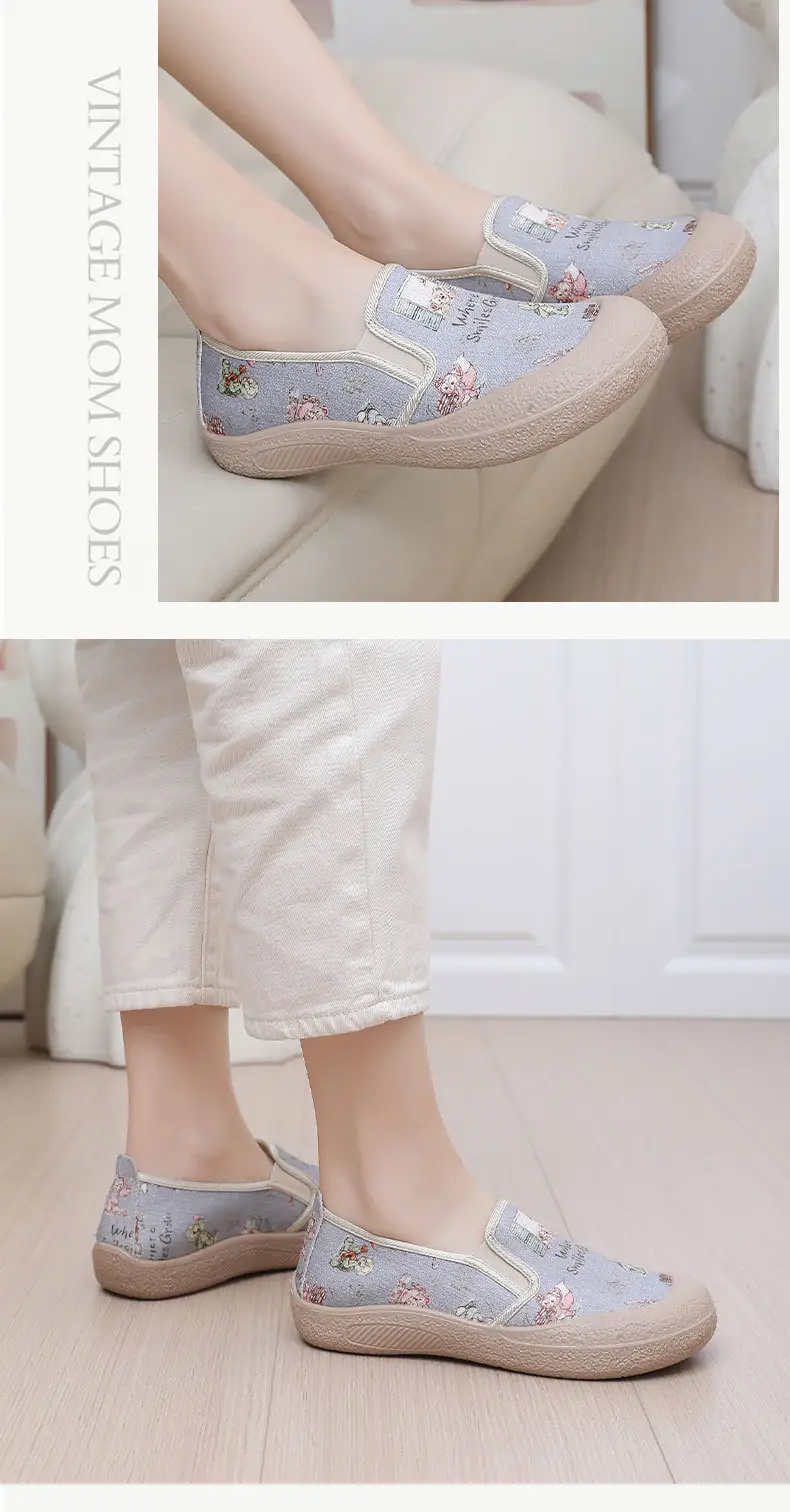 Women's Floral Slip-On Canvas Shoes Spring 2025 — feature 19