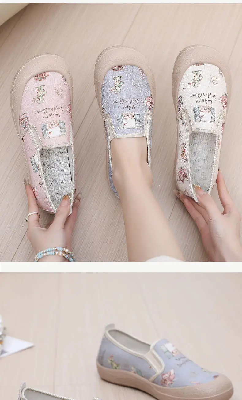 Women's Floral Slip-On Canvas Shoes Spring 2025 — feature 20