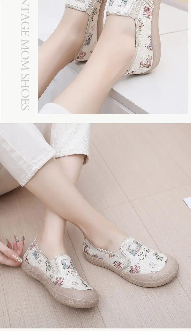 Women's Floral Slip-On Canvas Shoes Spring 2025 — feature 23