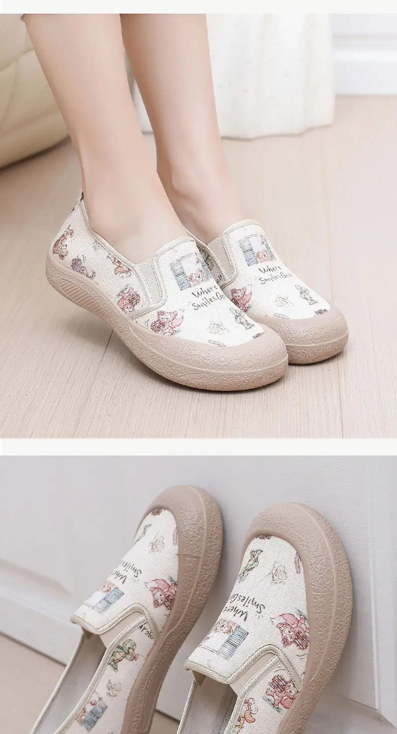 Women's Floral Slip-On Canvas Shoes Spring 2025 — feature 24
