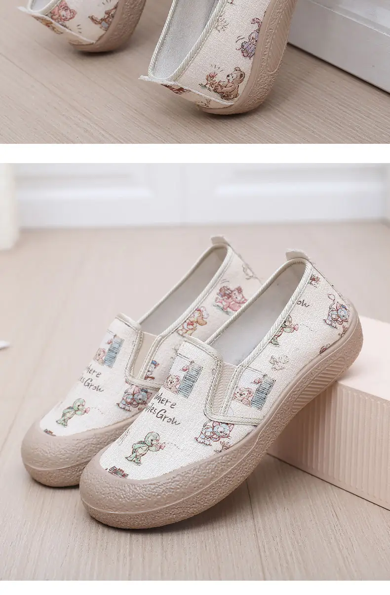 Women's Floral Slip-On Canvas Shoes Spring 2025 — feature 25