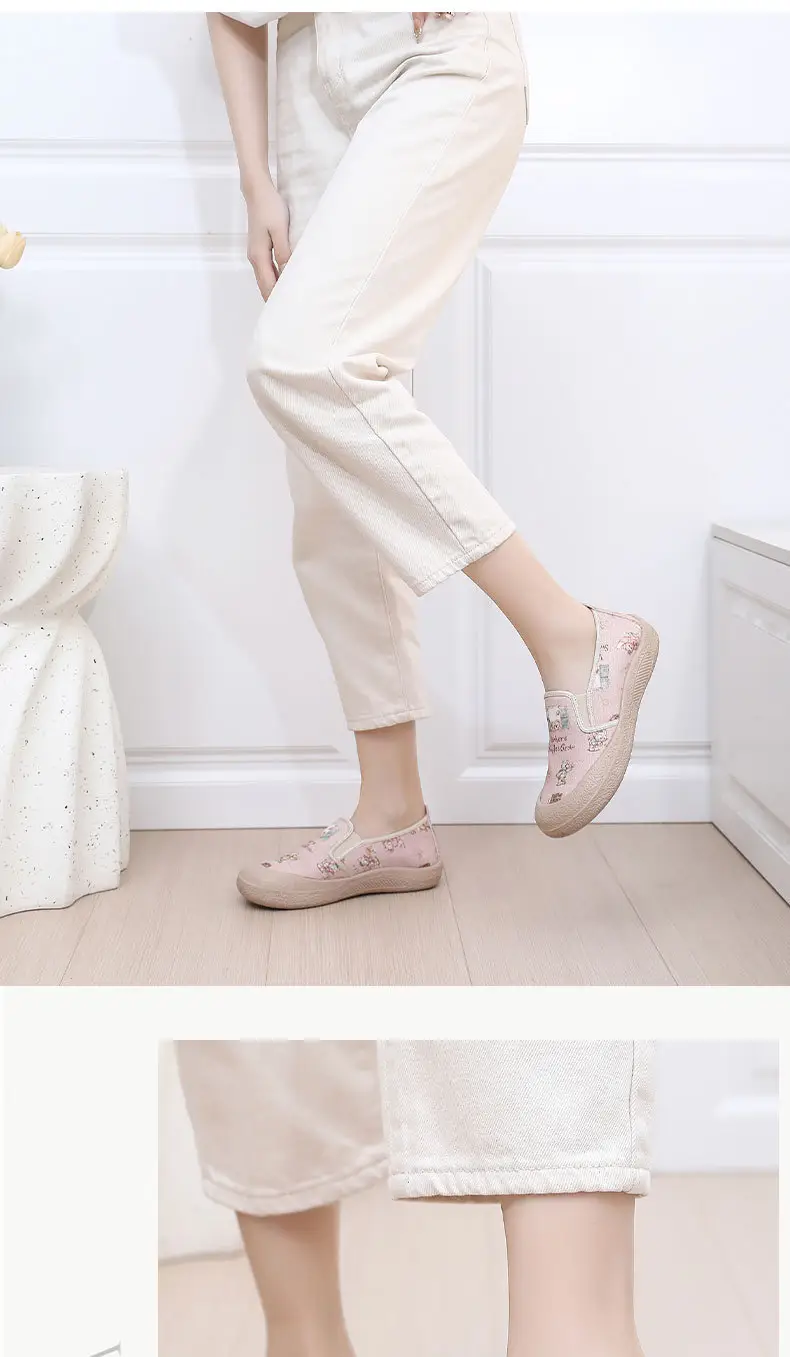 Women's Floral Slip-On Canvas Shoes Spring 2025 — feature 26