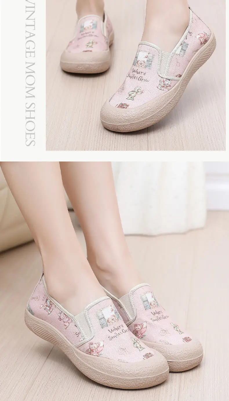 Women's Floral Slip-On Canvas Shoes Spring 2025 — feature 27