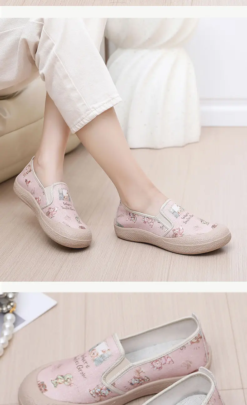 Women's Floral Slip-On Canvas Shoes Spring 2025 — feature 28