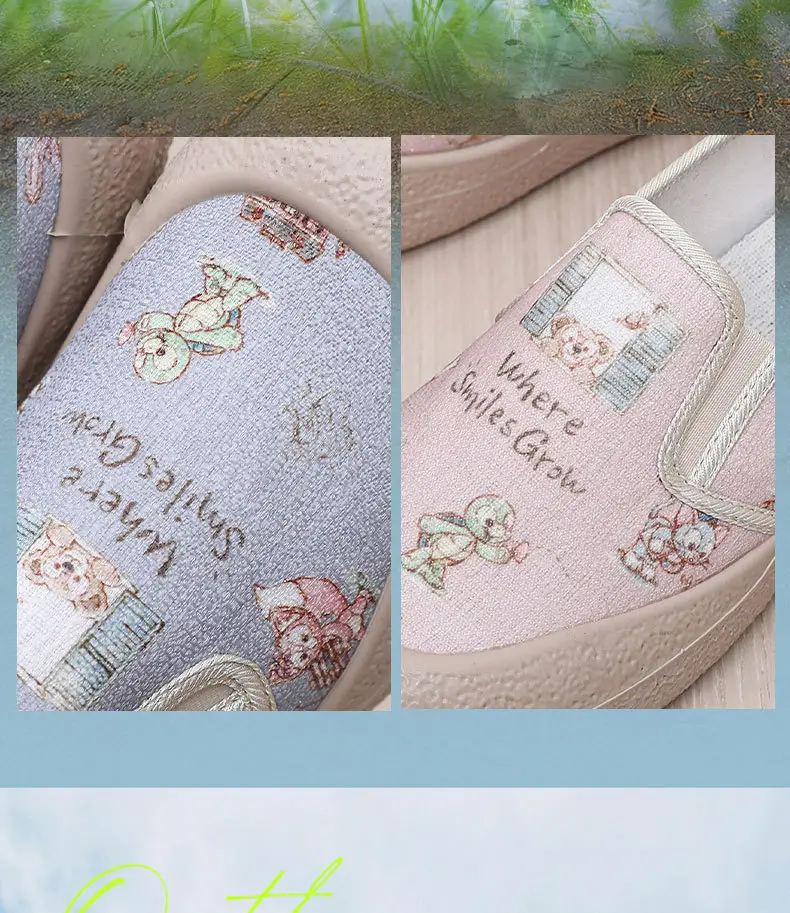 Women's Floral Slip-On Canvas Shoes Spring 2025 — feature 8