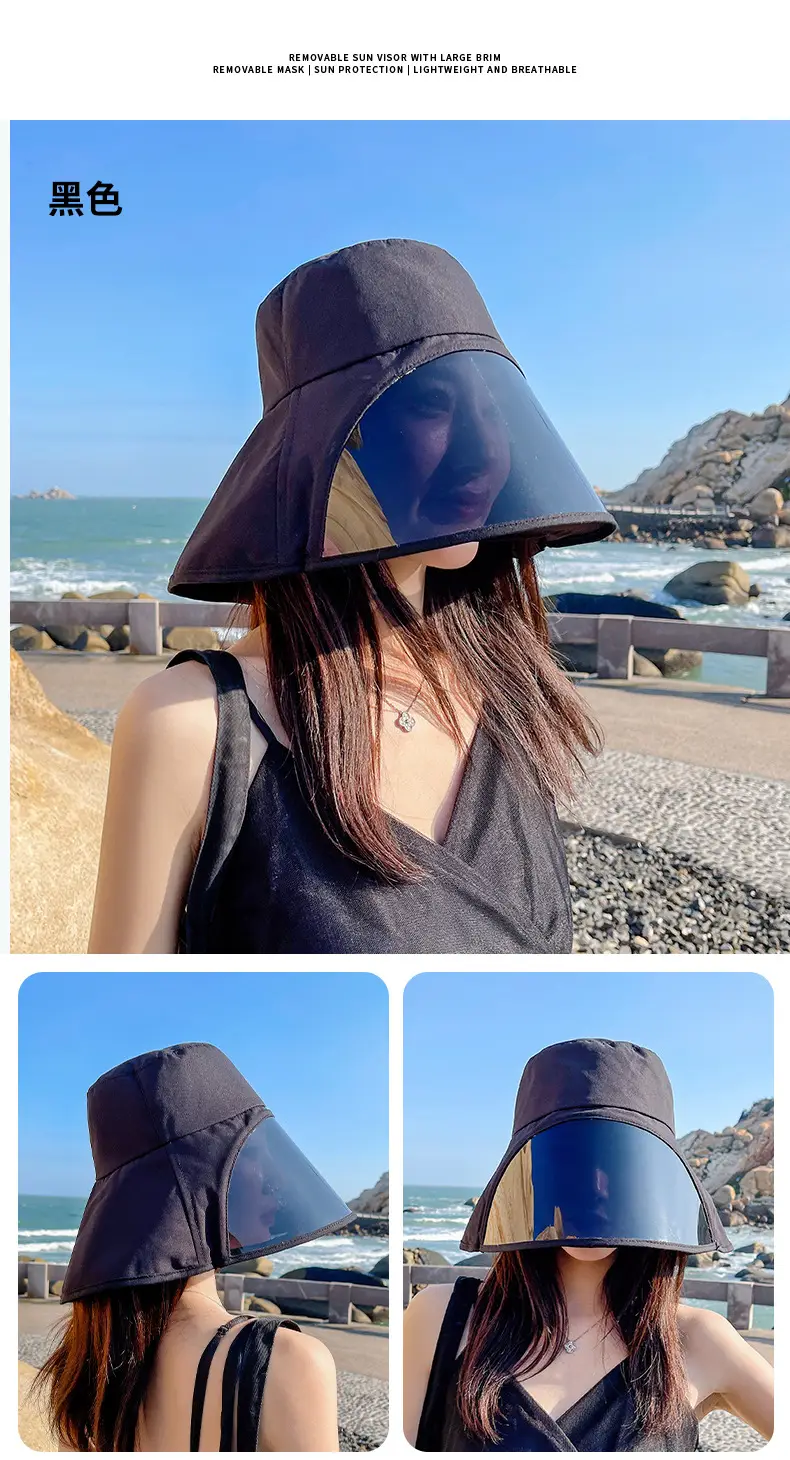 Men's Black Baseball Cap with Joker Letter Design — feature 12