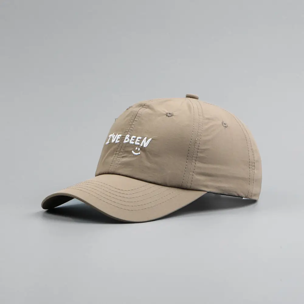 Beige "I Love Being Me" Cap for Men Women UV Protection