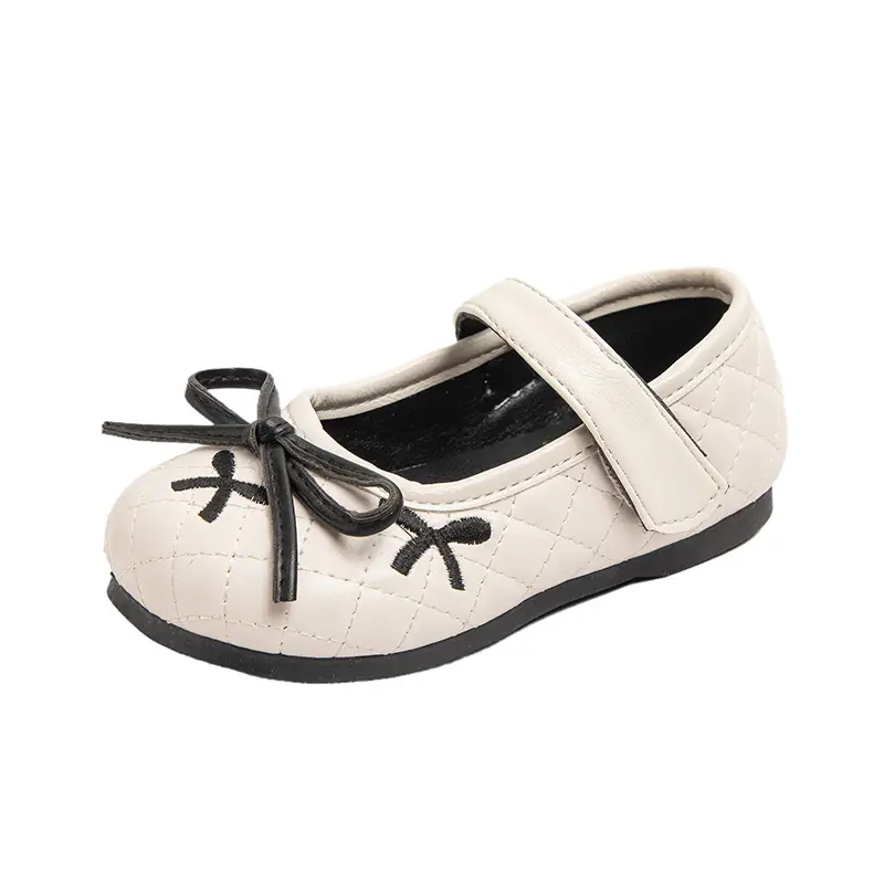 Women's Bow Princess Baby Shoes Small Leather