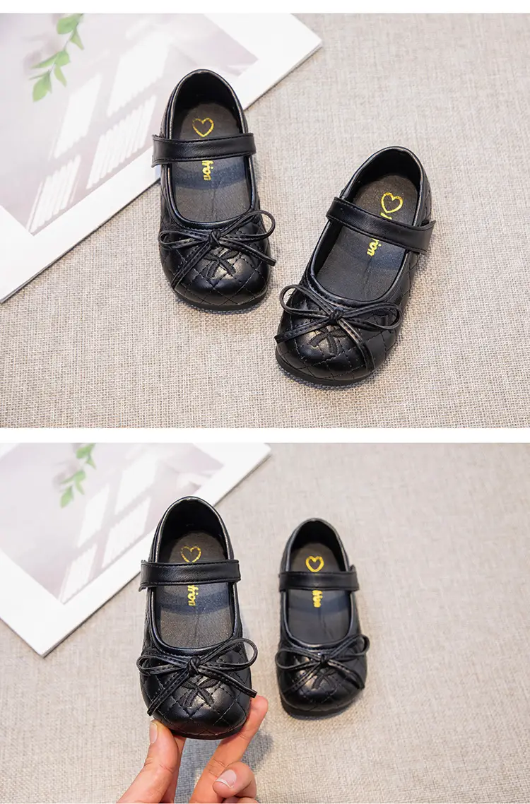 Women's Bow Princess Baby Shoes Small Leather — feature 13