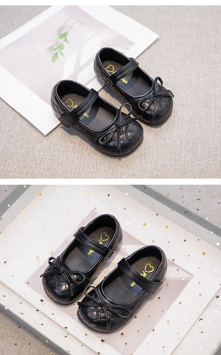 Women's Bow Princess Baby Shoes Small Leather — feature 14