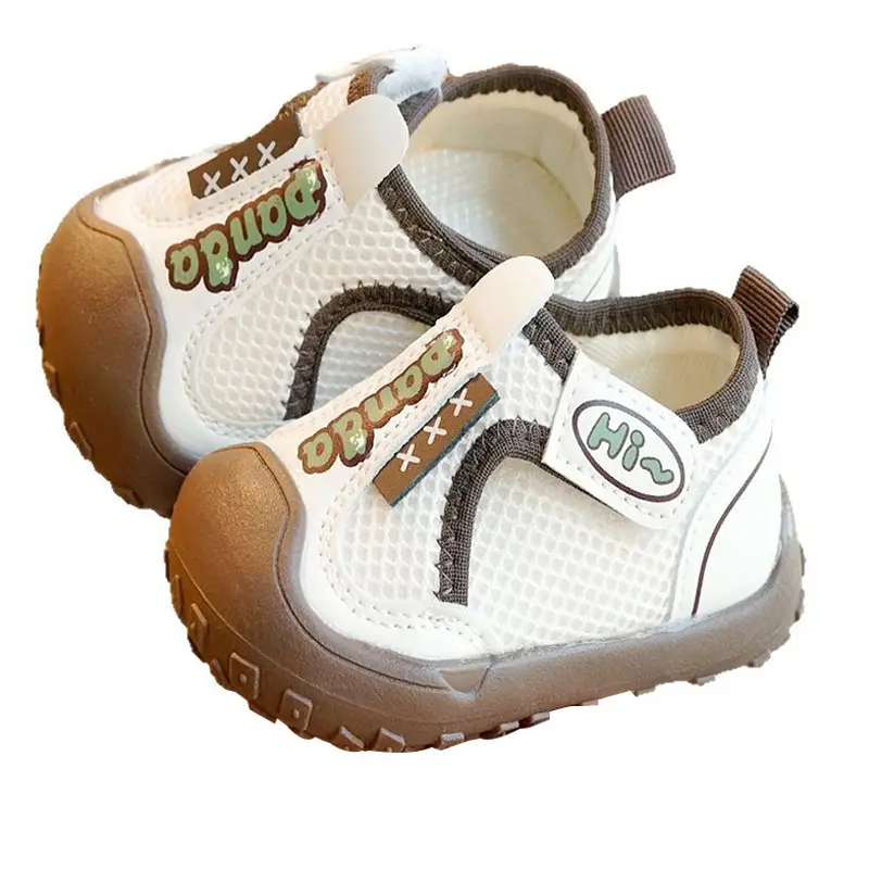 Baby Sneakers Spring Fall New Beginner 1-2Yrs Soft Sole Non Slip Mesh