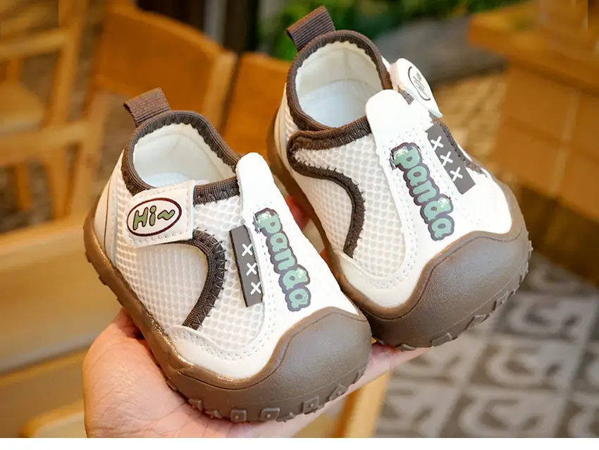 Baby Sneakers Spring Fall New Beginner 1-2Yrs Soft Sole Non Slip Mesh — feature 4