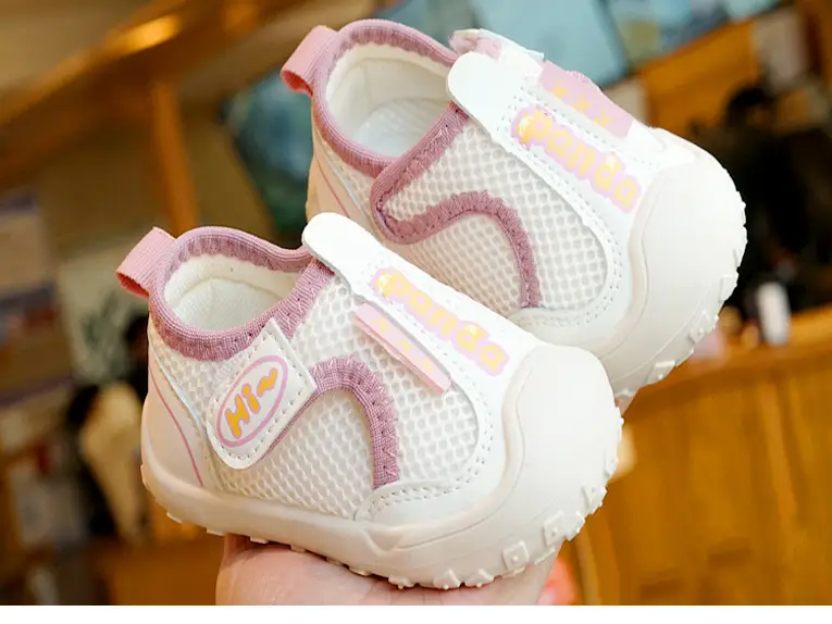 Baby Sneakers Spring Fall New Beginner 1-2Yrs Soft Sole Non Slip Mesh — feature 6