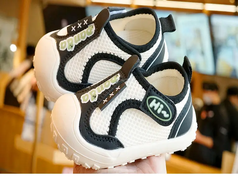 Baby Sneakers Spring Fall New Beginner 1-2Yrs Soft Sole Non Slip Mesh — feature 9