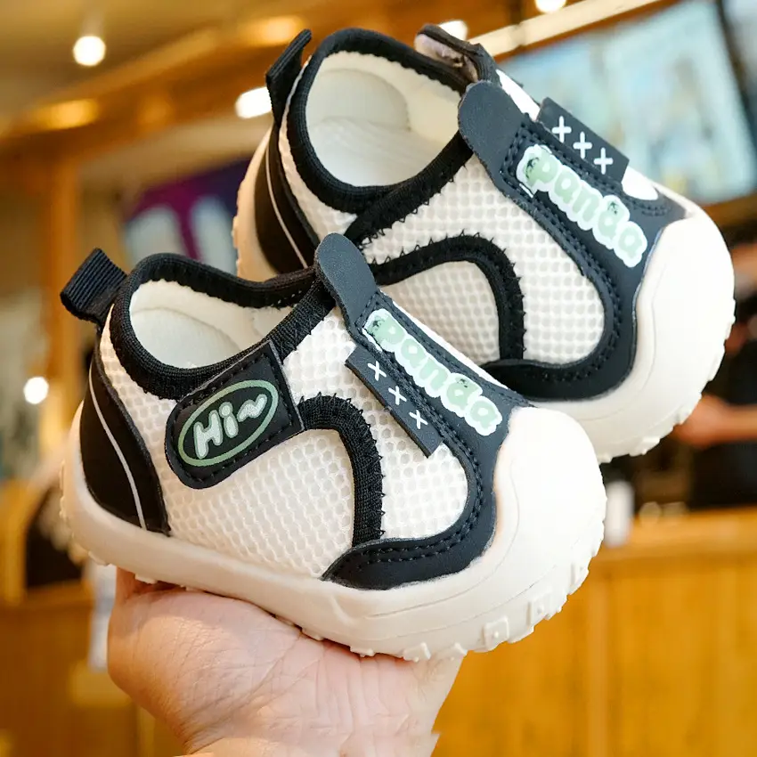 Baby Sneakers Spring Fall New Beginner 1-2Yrs Soft Sole Non Slip Mesh