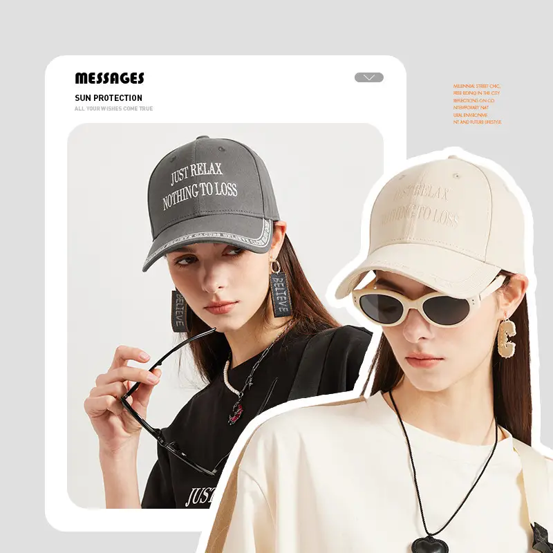Men Korean Style Baseball Cap with Embroidered Design - Image 4